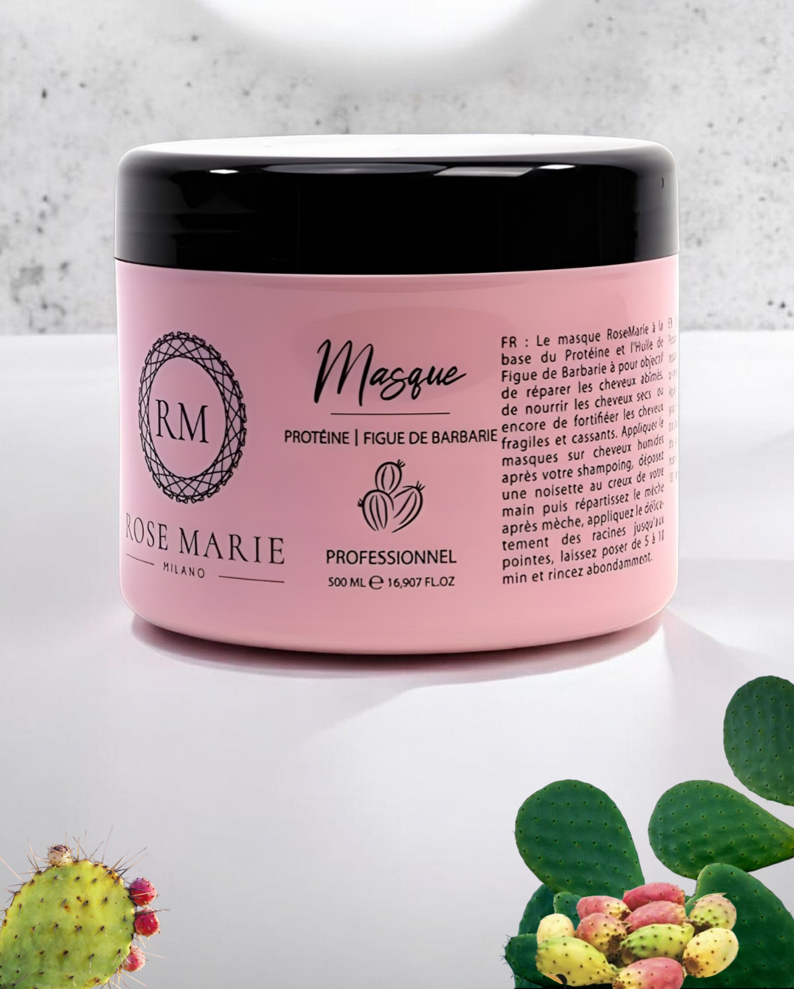 Masque Protéine et l'Huile de Figue de Barbarie