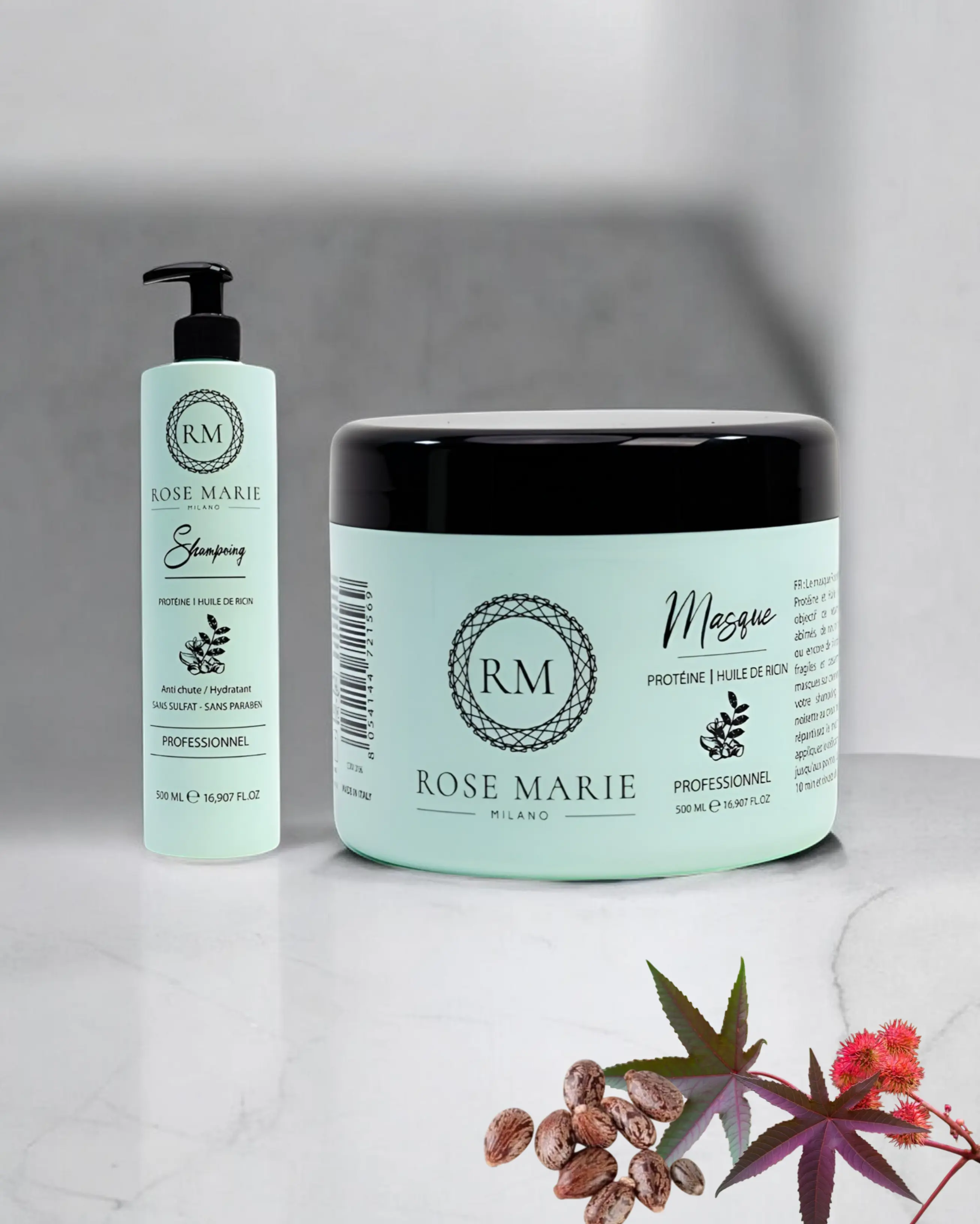 Pack duo Protéine et Huile de Ricin