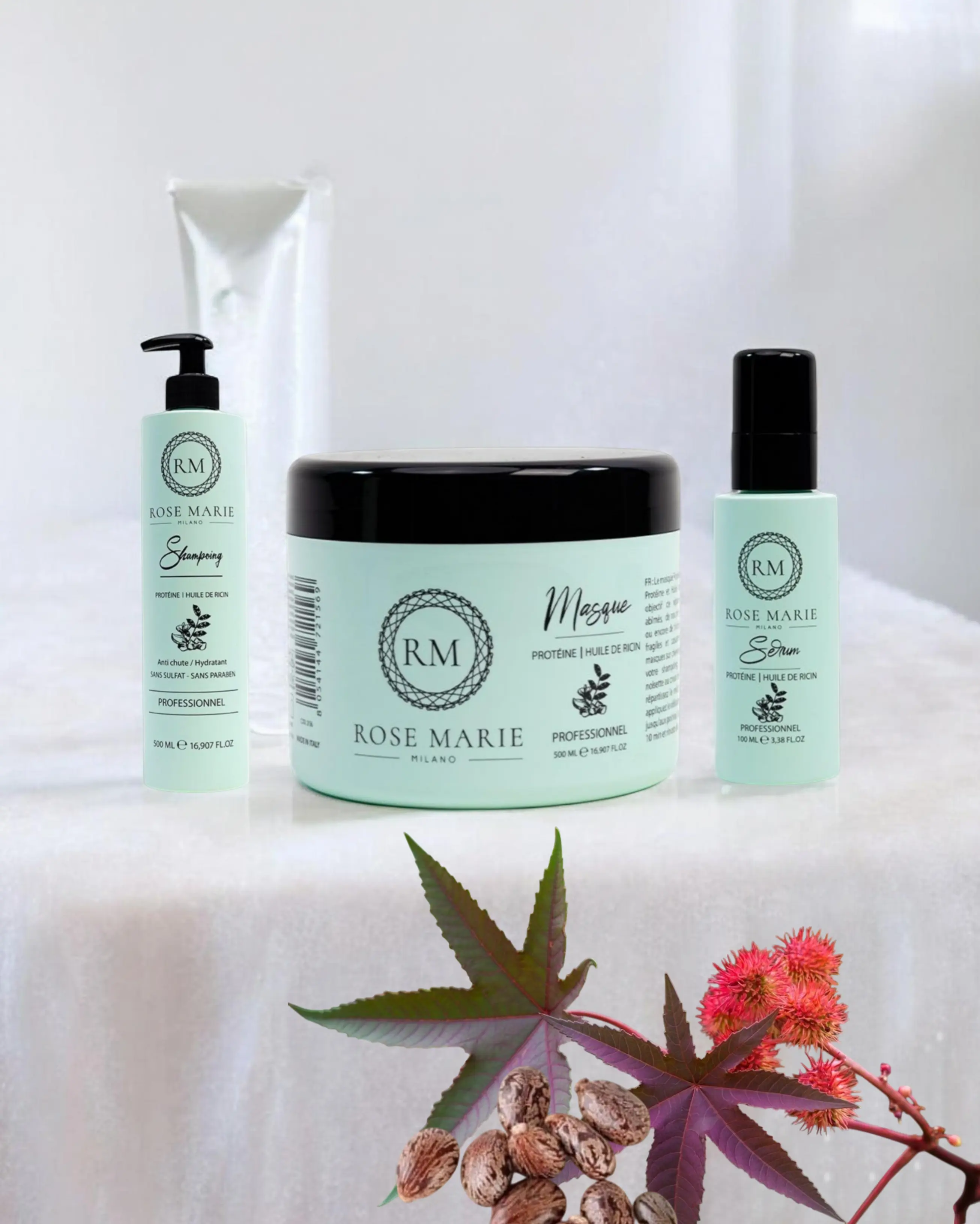 Pack Trio protéines et à l'huile de ricin